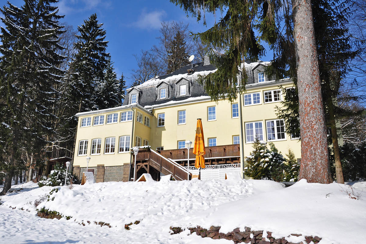 Berghotel Villa Silbersattel, Winteransicht