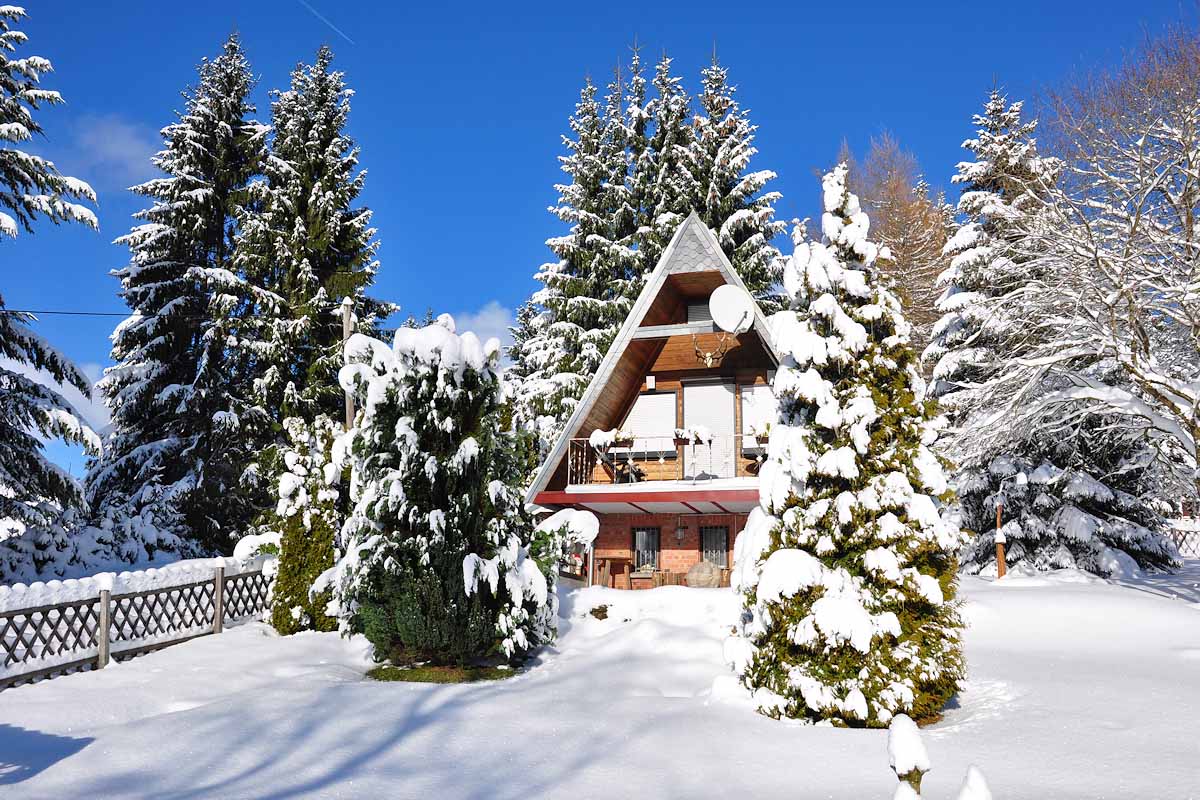 Ferienhaus Alwin im Winter