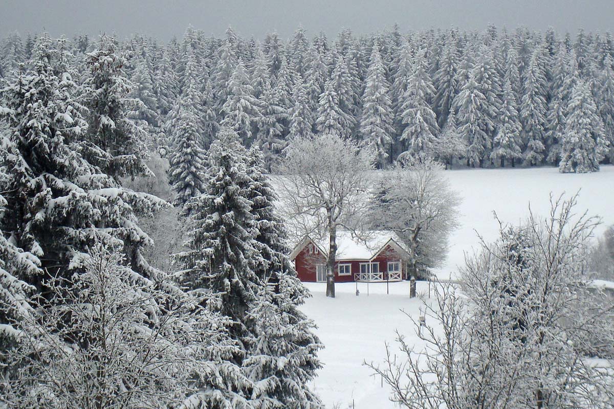 Das Ferienhaus Lina im Winter