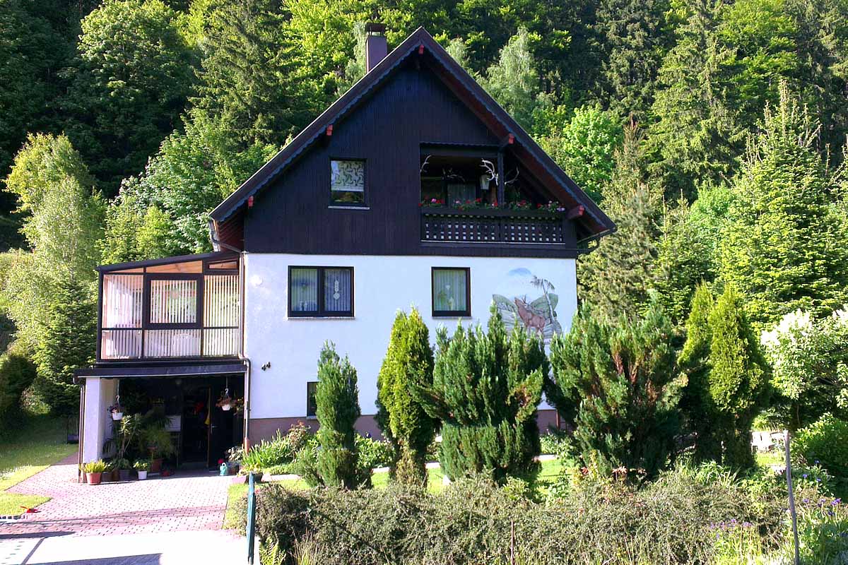 Ferienwohnung Haus am Waldesrand, Oberschönau