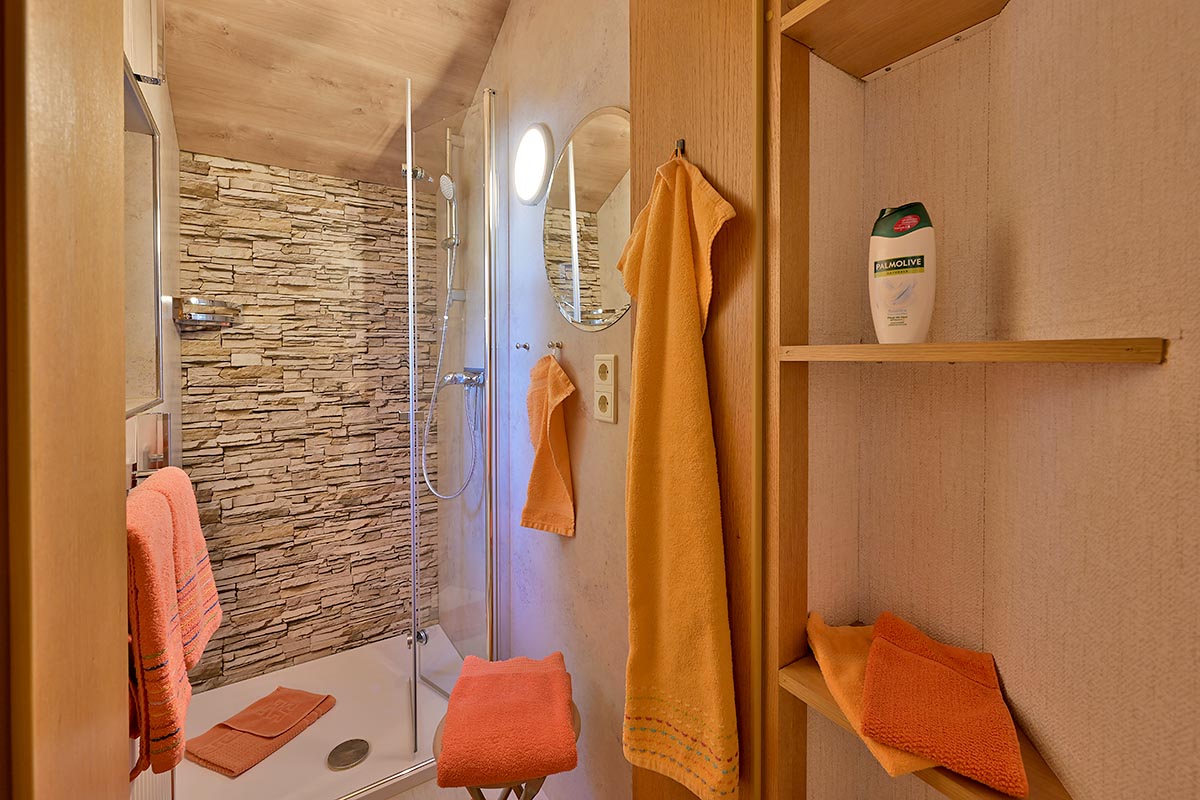 Ferienwohnung Gartenblick (Dusche)