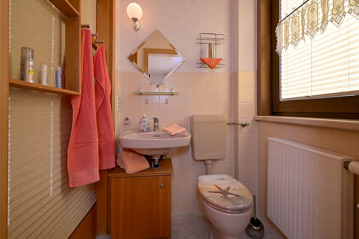 Ferienwohnung Gartenblick (Toilette)