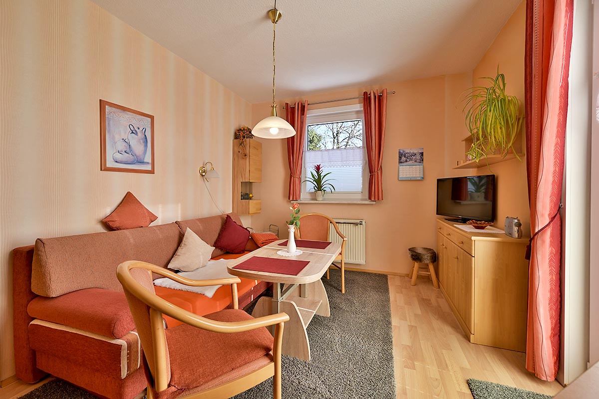 Ferienwohnung Teichblick (Wohnzimmer)