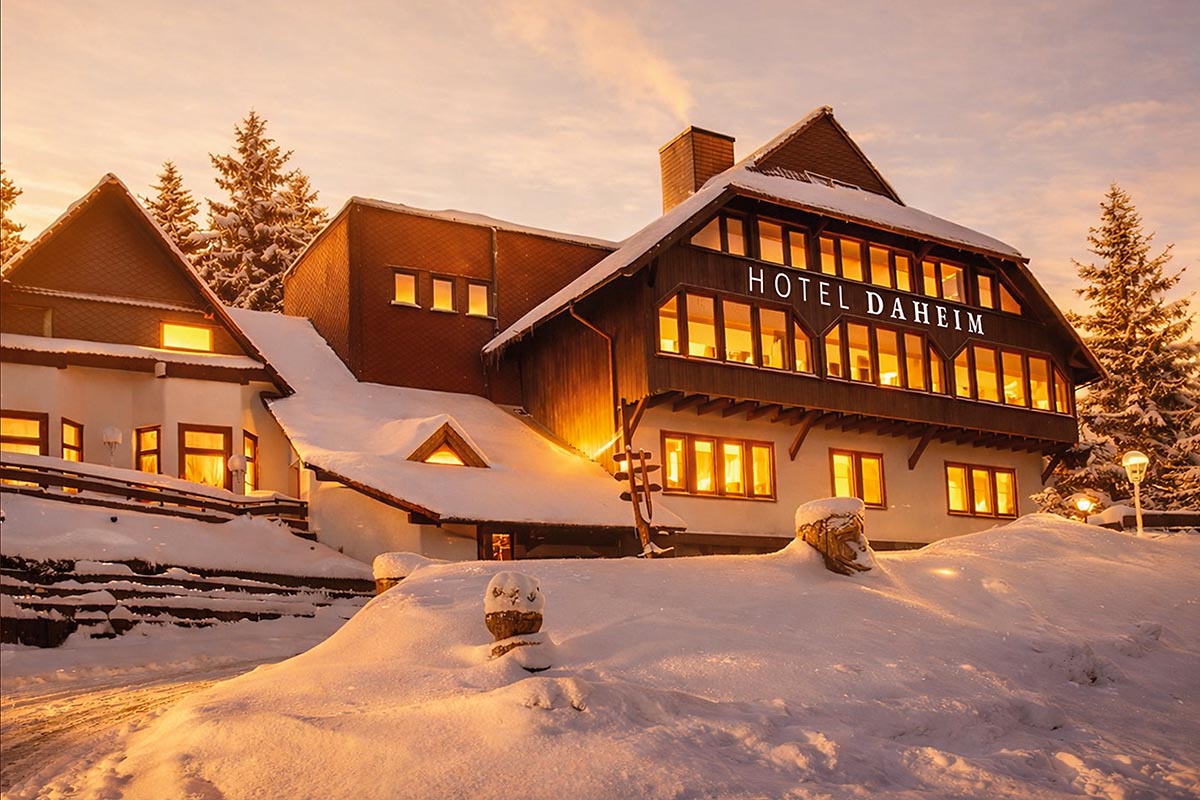 Hotel Daheim, Winteransicht