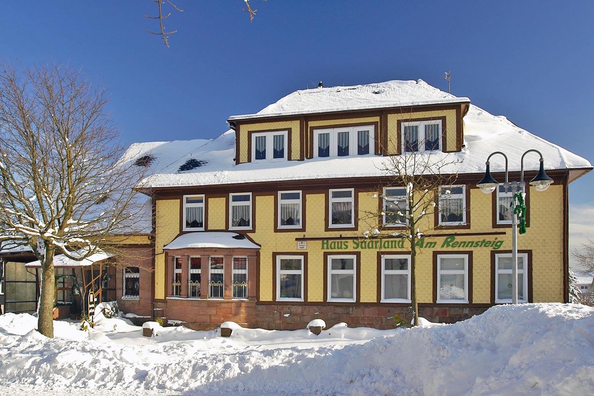 Hotel Haus Saarland, Winteransicht