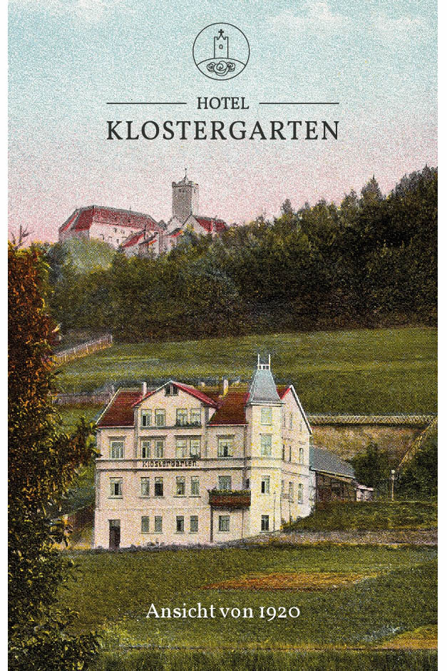 Hotel Klostergarten - Ansicht von 1920