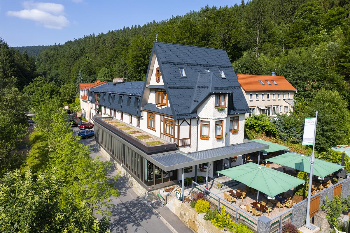 Hotel Waldmühle im Sommer