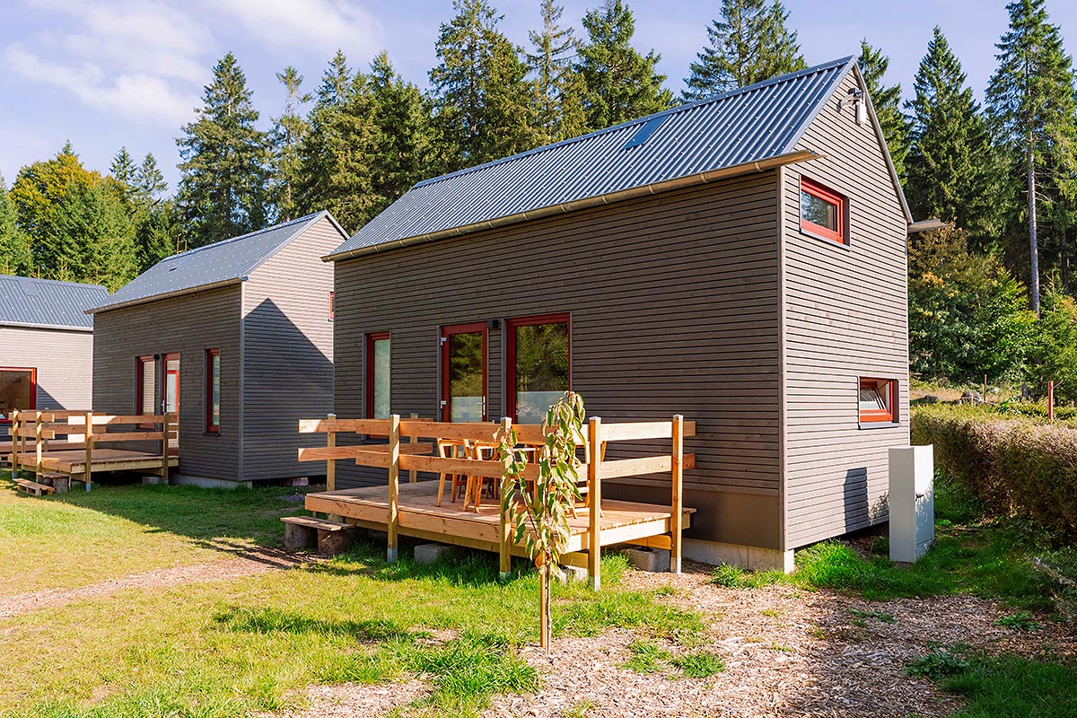 Tiny Häuser im Naturcamp Lenkgrund