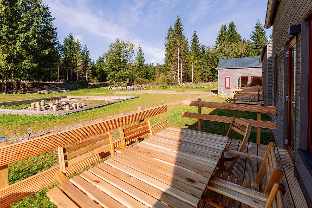 Blick auf den Campingplatz