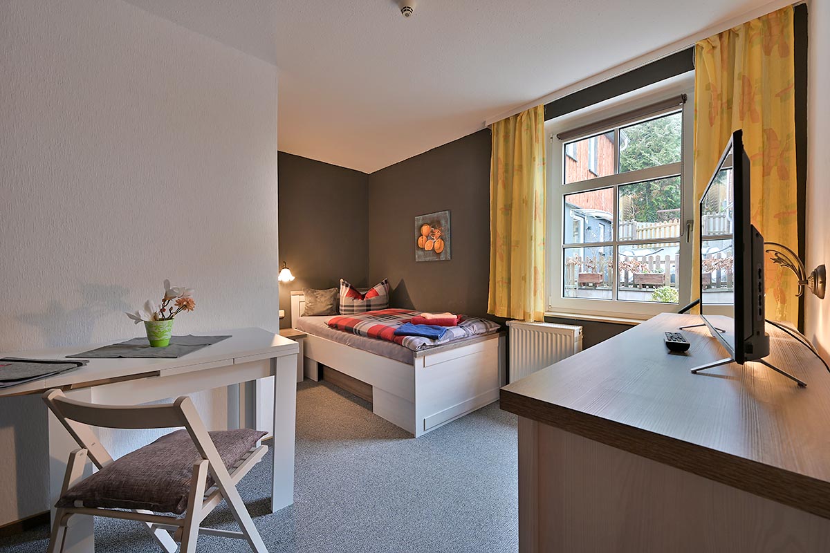 Blick in ein Einzelzimmer