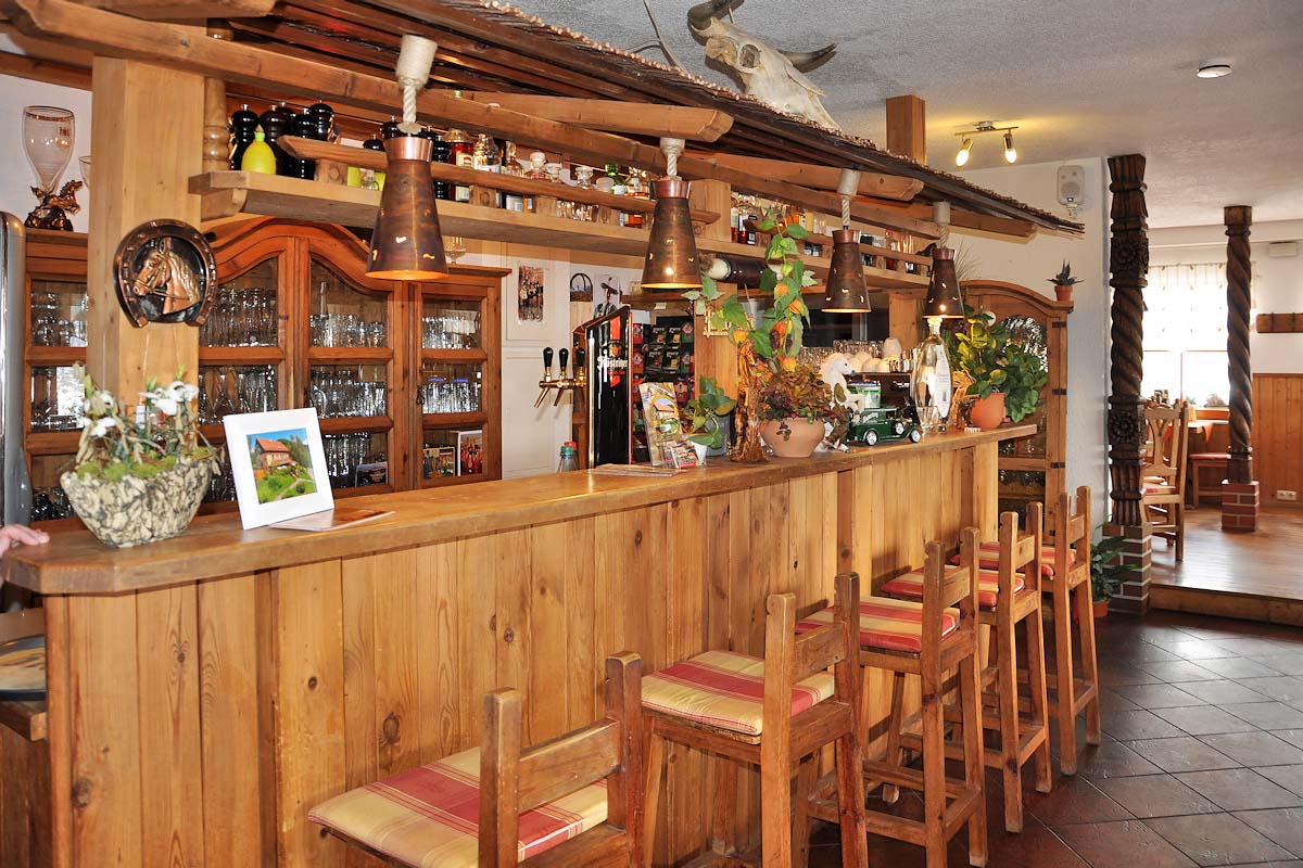 Blick in das Steakhaus
