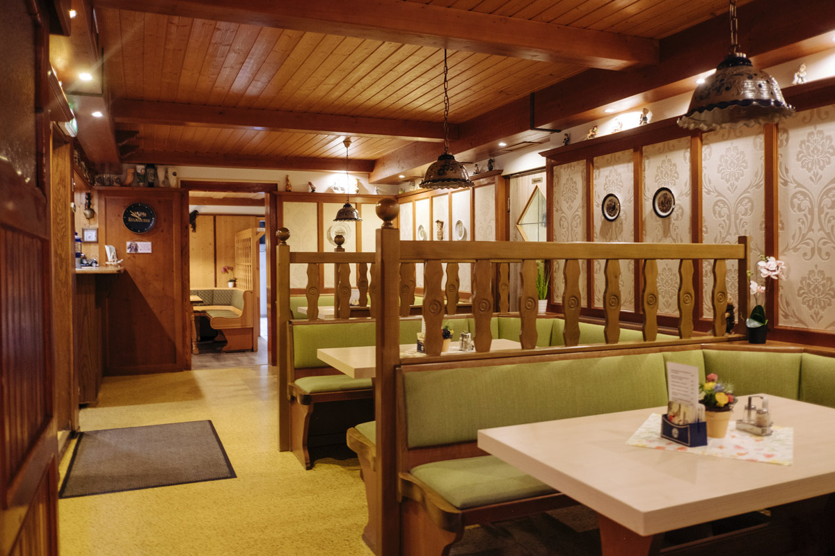 Blick in die Gaststube