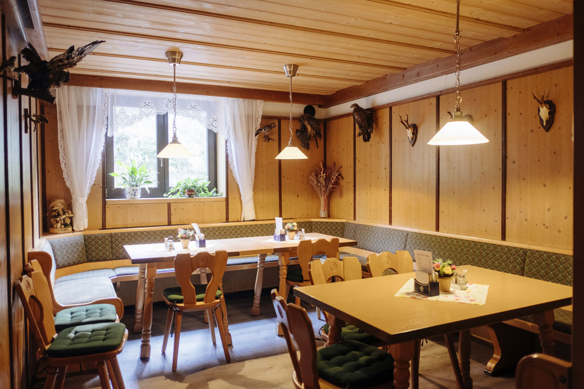 Blick in die Gaststube