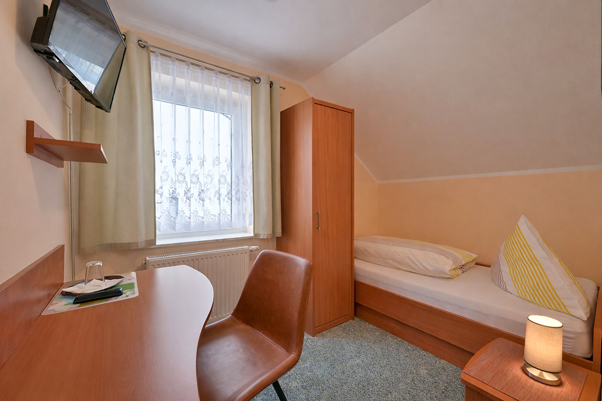 Blick in ein Einzelzimmer