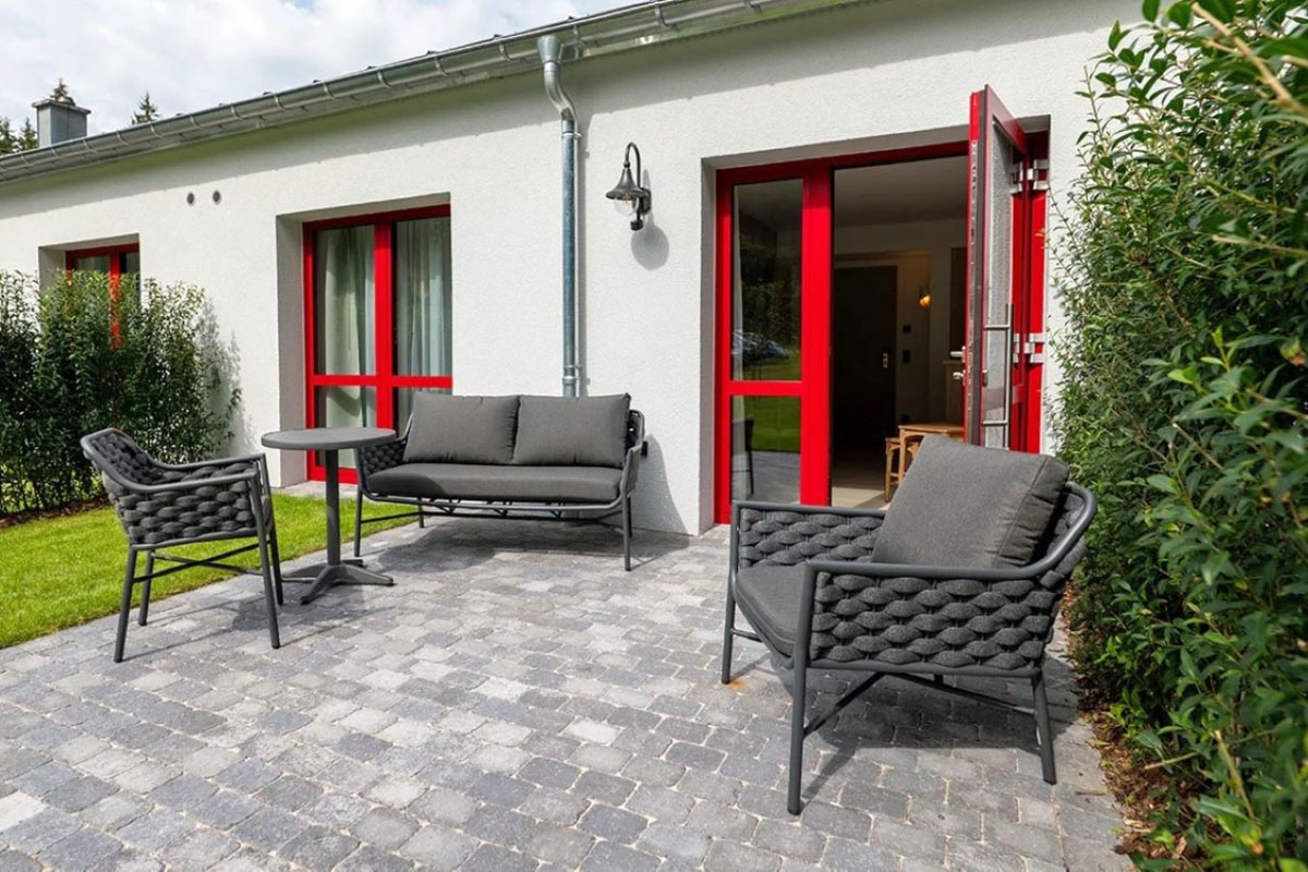 Terrasse zum Doppelzimmer