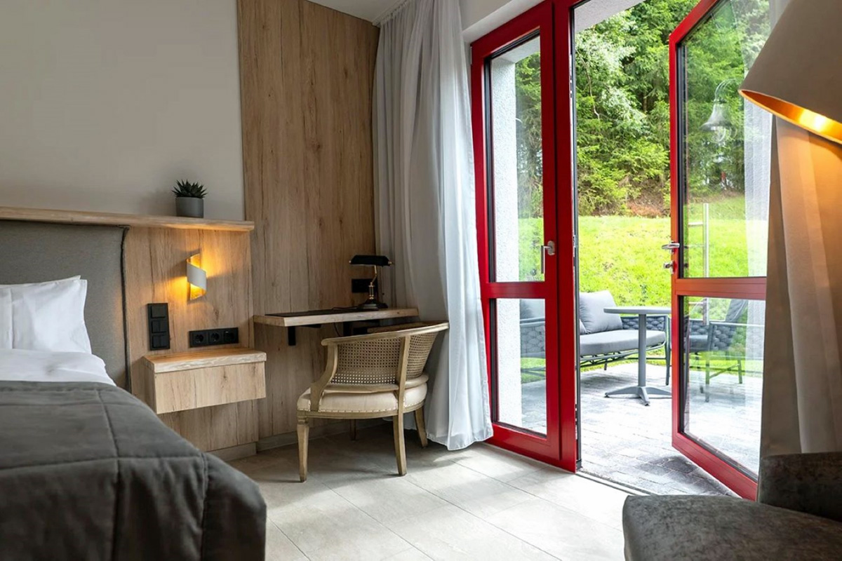 Einzel-/Doppelzimmer 22m² mit Terrasse