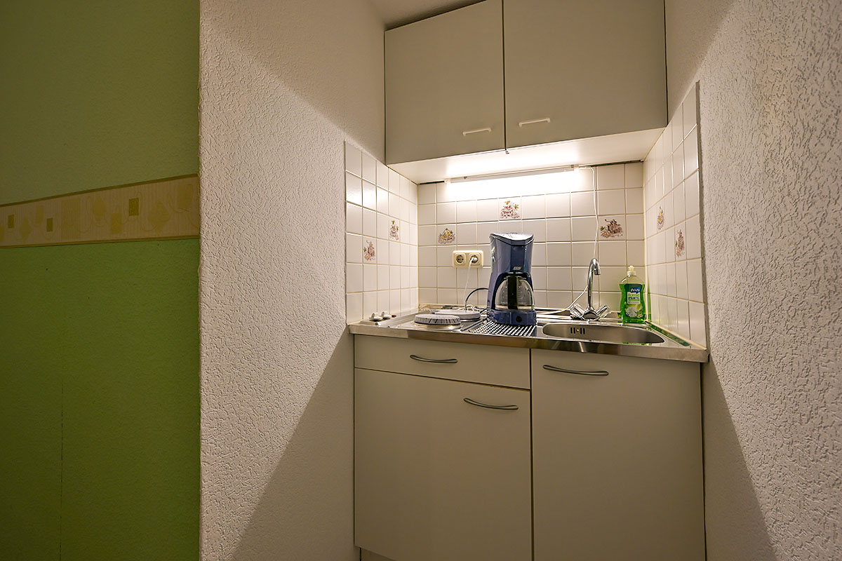 großes Appartement (Küchenzeile)