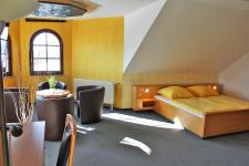 Blick in ein Gästezimmer