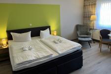 Blick in ein Gästezimmer