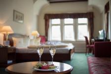 Blick in ein Gästezimmer