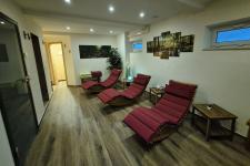 Saunalandschaft mit Infrarotsauna