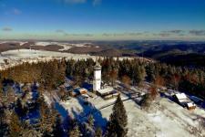 Fröbelturm im Winter