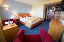 Blick in ein Gästezimmer