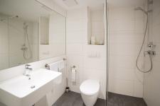 Blick in ein Gästezimmer