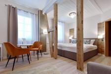 Blick in ein Gästezimmer