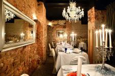 Ambiente mit Kerzenschein