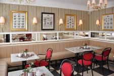 Blick in das Café / Restaurant