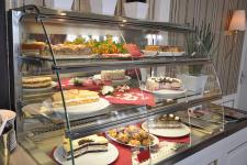 Blick in das Café / Restaurant