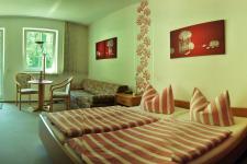 Blick in ein Gästezimmer