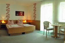 Blick in ein Gästezimmer