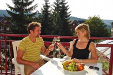 Entspannung auf dem Balkon