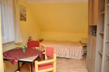 Blick in ein Gästezimmer