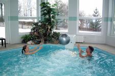 Blick in unseren Swimmingpool