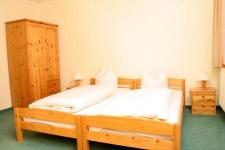 Blick in ein Gästezimmer