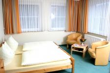 Blick in ein Gästezimmer