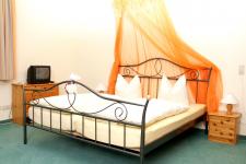 Blick in ein Gästezimmer