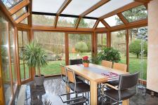 Sitzmöglichkeit im Wintergarten