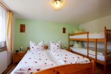 Blick in das Schlafzimmer