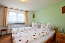 Blick in das Schlafzimmer