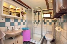 Blick in das Badezimmer