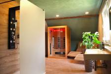 Wellnessbereich im Obergeschoss