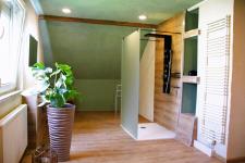 Wellnessbereich im Obergeschoss