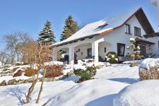 Ferienhaus Juchheim im Winter