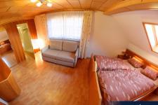 Blick in ein Schlafzimmer