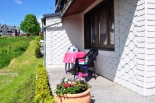 Terrasse am Ferienhaus