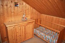 Blick in ein Schlafzimmer